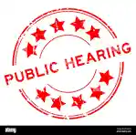 NOTICE OF PUBLIC HEARING ON JULY 9TH, 2025 AT 7:00PM 